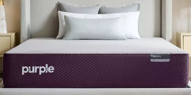 Purple Restore mattress on Mattress Zone USA