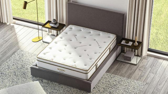 Saatva latex hybrid mattress on Mattress Zone USA